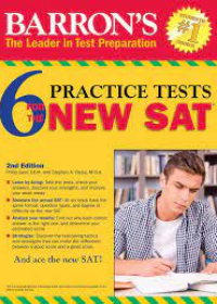 Barron's 6 Practice Tests for the New SAT
