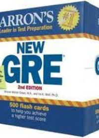 Barron's GRE Flash Cards 2E **