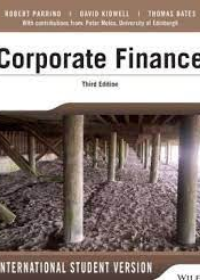 Fundamentals of Corporate Finance, Third Edition I nternational Student Version