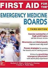 First Aid for The Emergency Medicine Boards, 3E **