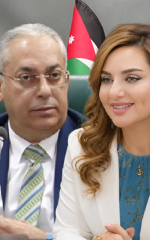 القاضي الدكتور علي الشروقي و الدكتوره هنادي القعدان